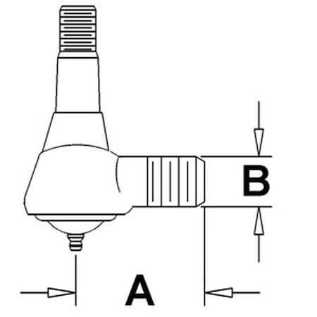 Aftermarket Ball Joint Male Fits Ford 2000 2600 3000 3400 3600 4000 4410 4600 601 801 234 E2NN3A540BJ